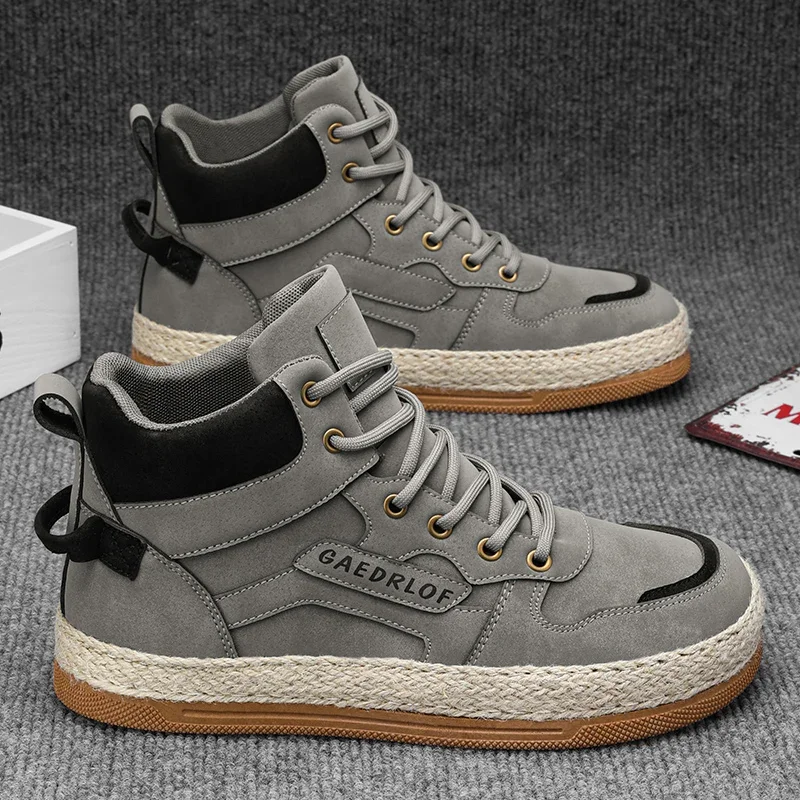 Повседневная обувь для скейтборда Мужские кожаные кроссовки Спортивная мода