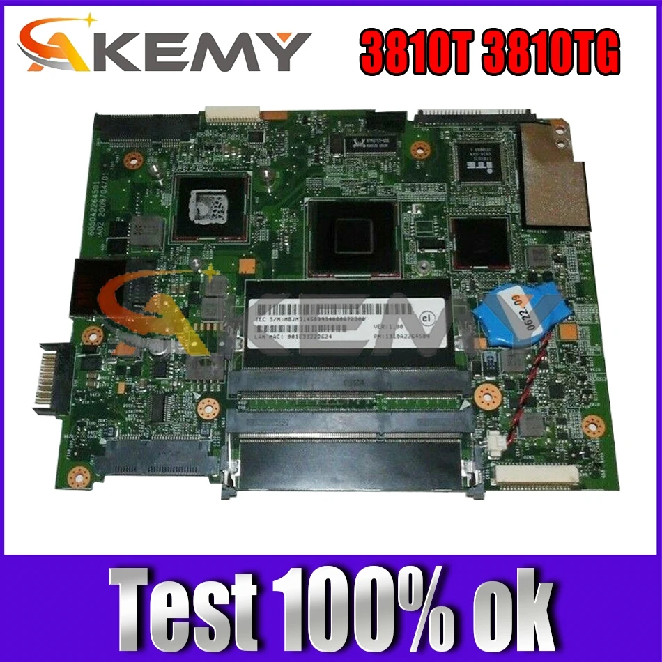 

Материнская плата AKEMY MBPE60B001 MB. Pe60b. 001 для ноутбука acer aspire 3810T 3810TG 6050A2264501, материнская плата, полностью протестированная