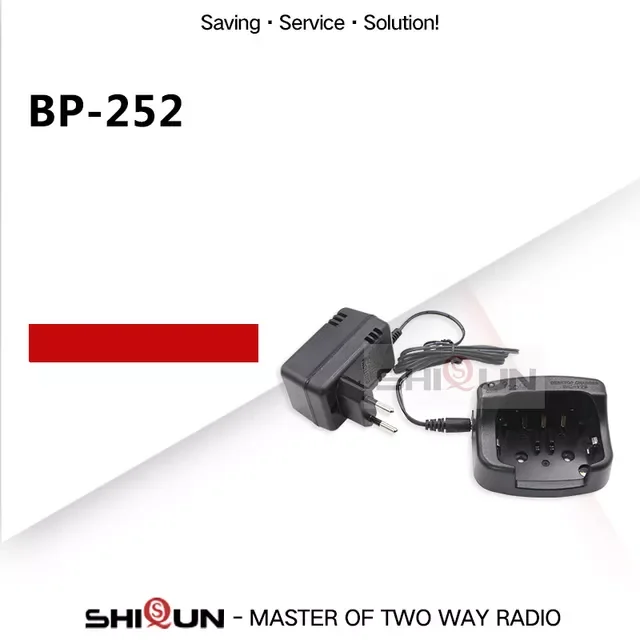 7.4V 950mAh Battery Compatible ICOM BP252 M33 M34 M36 Replace BP241 Radio BP-252 Battery Li-thium Charger BC-173 Optional