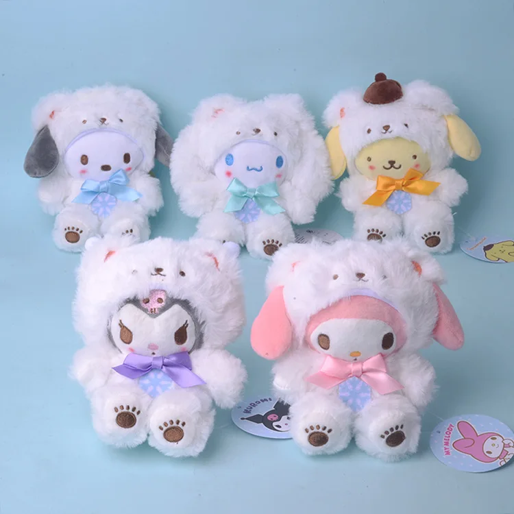 

Sanrio Kawali Kuromi Hello Kitty My Melody Cinnamoroll Pillow Plush Toys Plushie Keychain Stuffed Doll for Kids gift