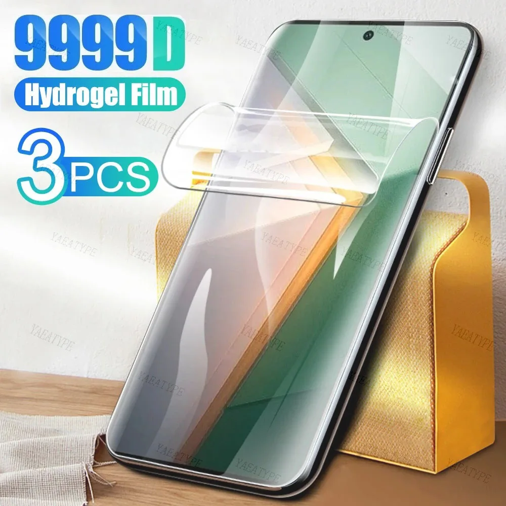 

Гидрогелевая пленка для Vivo X90 X90S X80 X70 V27 V25, Защитная пленка для экрана iQOO 8 9 10 11 Pro S17 S16 Y78 Plus, защитная пленка, 3 шт.