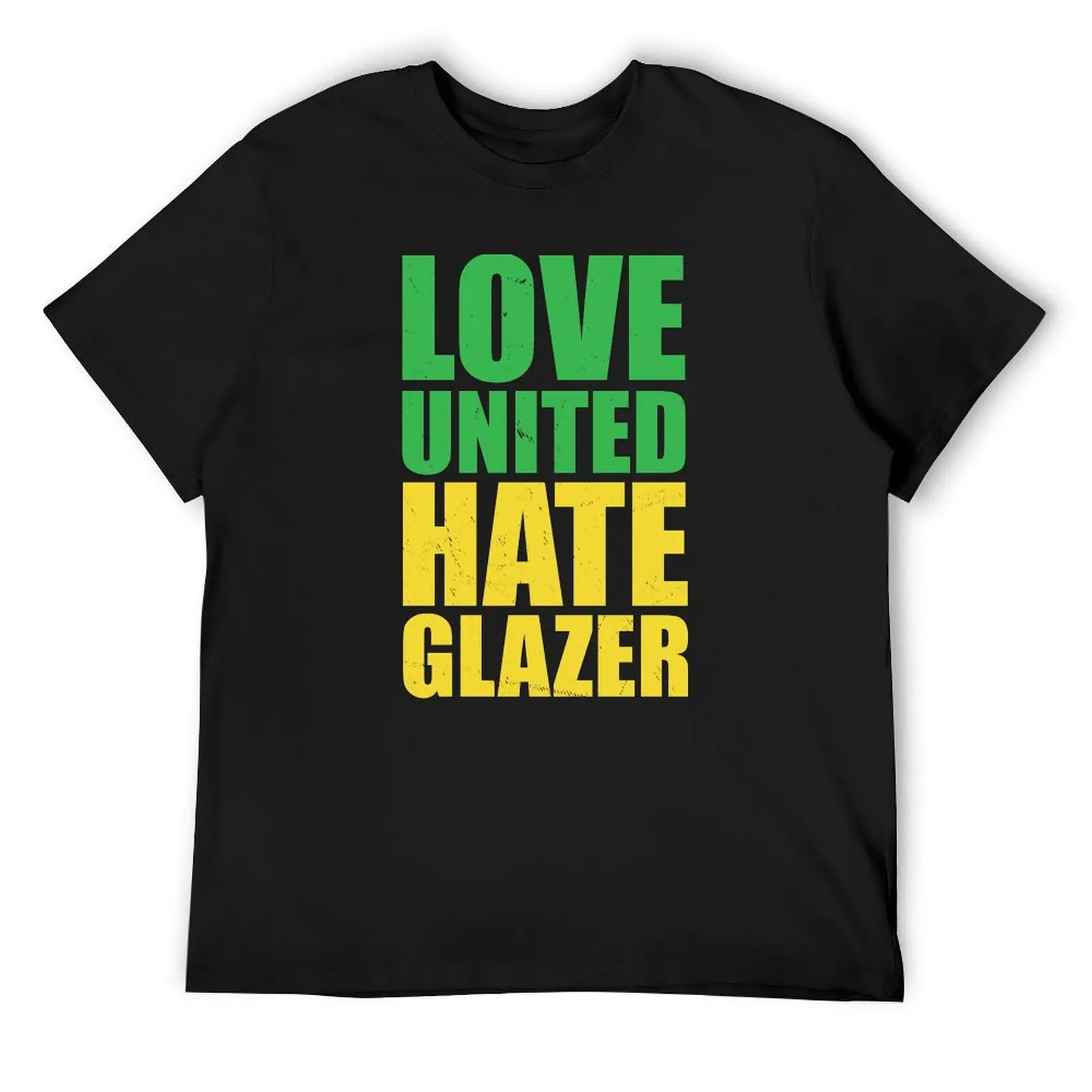 Футболка Love United Hate Glazer одежда в стиле аниме толстовки мужские