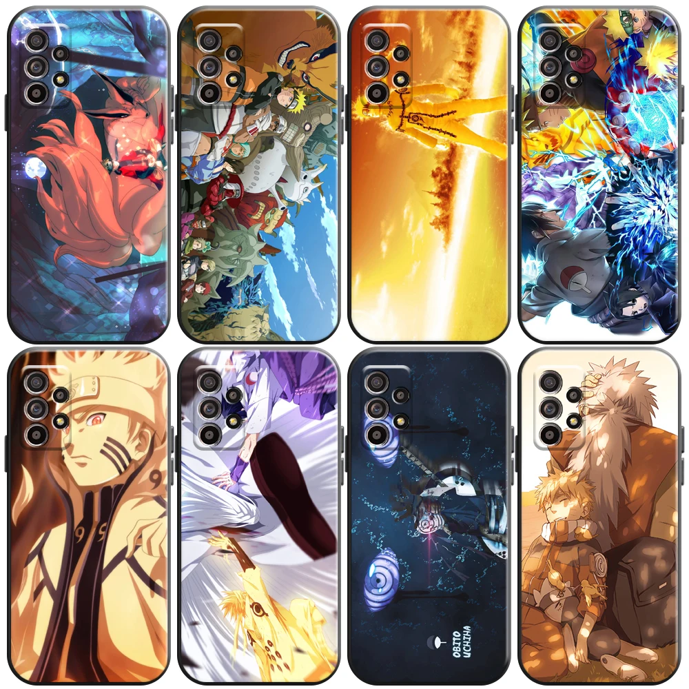 

Japan NARUTO Anime Phone Case For Samsung Galaxy S8 S8 PLus S9 S9 Plus S10 S10E S10 Lite Plus 5G Soft Carcasa Back Coque Black
