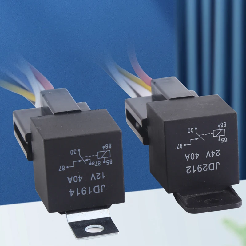 5 шт. 40a железное заднее реле Jd1914 Jd2914 12v24v4 штепсельная вилка Штепсельных Разъемов