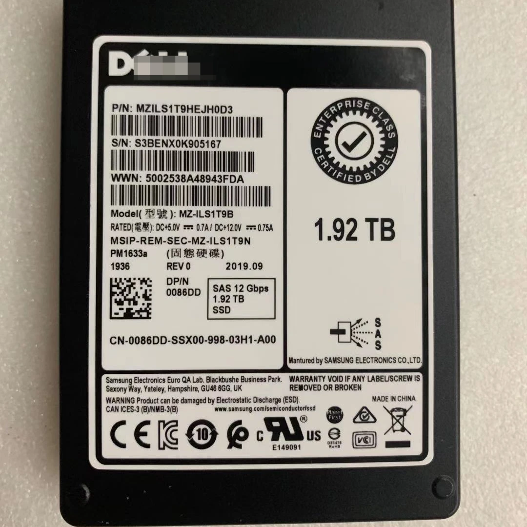 

Hot Sale 1.92T Hard Drive SSD With Fast Shipping