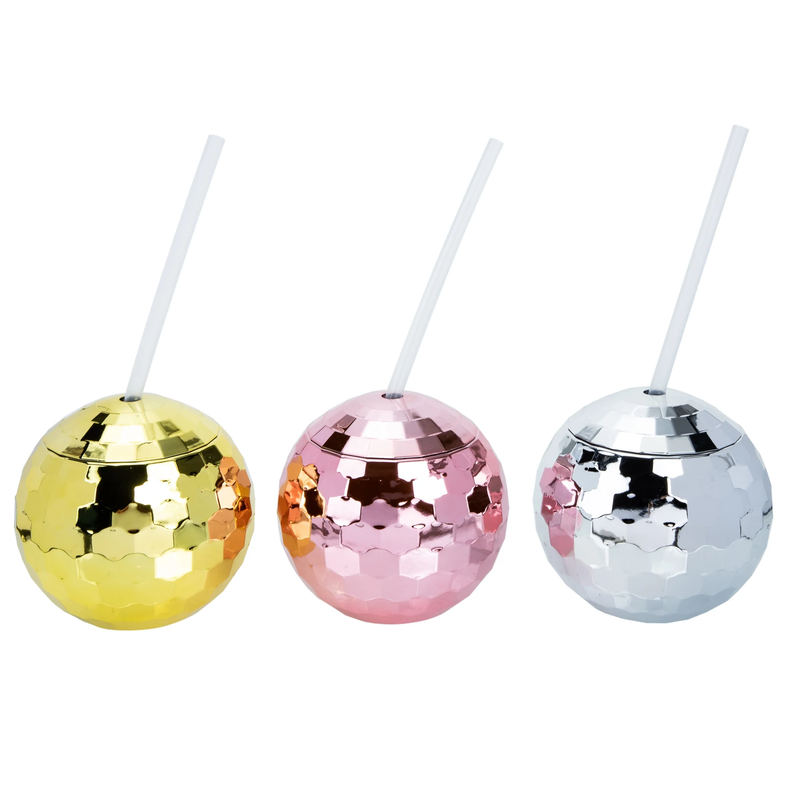 

3 шт. чашки, домашняя чашка для напитков, износостойкая диско-чашка, декоративная чашка в форме шара для дома, зеркальный напиток