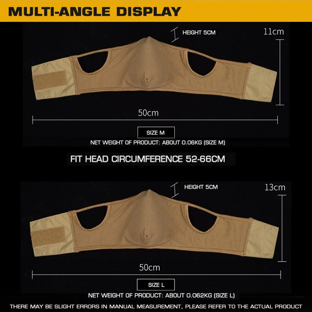 Тактическая Маска полумаска-Балаклава для CS армейская Военная охотничья уличная