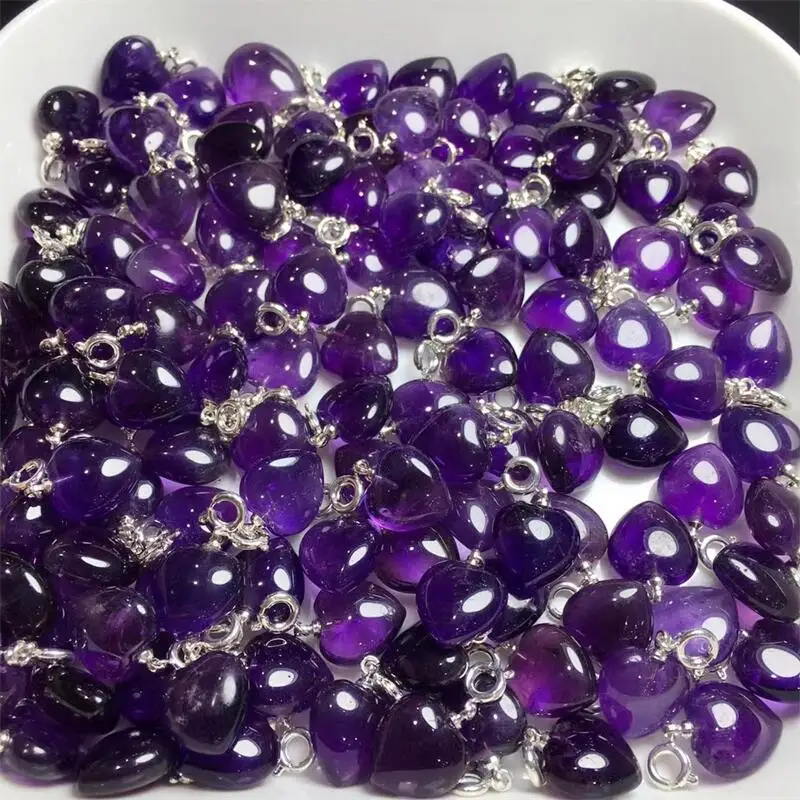 

Natural Amethyst Rough Stone Pendant Energy Healing Gemstone Pendant Necklace Chakra Halo Amethyst Jewelry Pendants 1pcs