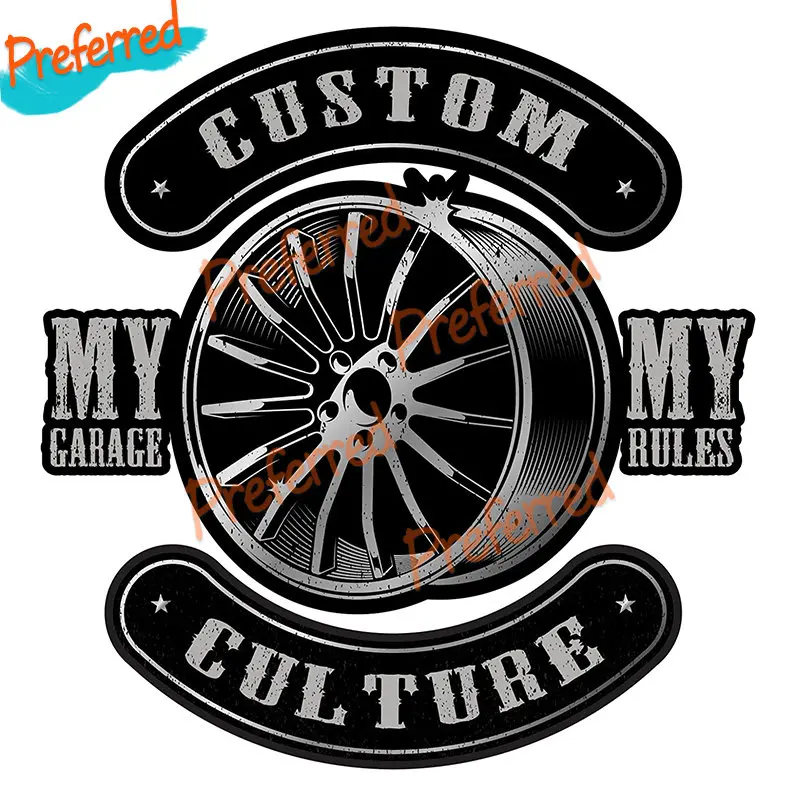 

Винтажная жесткая наклейка для гаража, виниловая наклейка для мотоцикла, велосипеда, скутера или автомобиля, чоппера, хот-род, ноутбука, грузовика, лодки