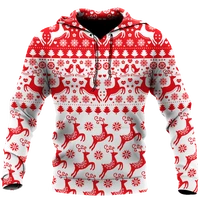 2021 new christmas essentials hoodie knit pattern men 3d printing casual unisex sweater harajuku pullover ladies sportswear