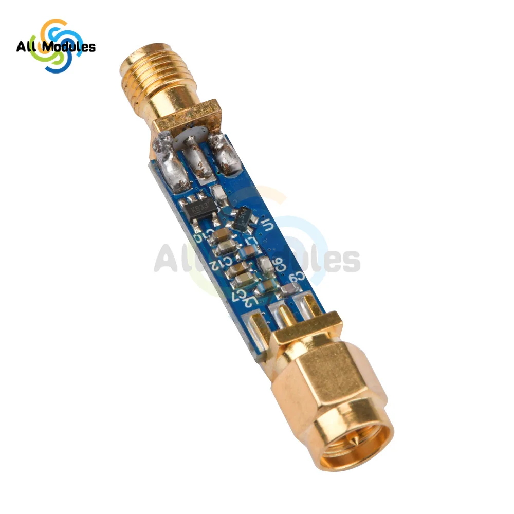 

LNA for RTL Based SDR Receivers Low Noise Signal Amplifier Receiver Module Gain 21dB 0.05-4GHz Amplifier Module