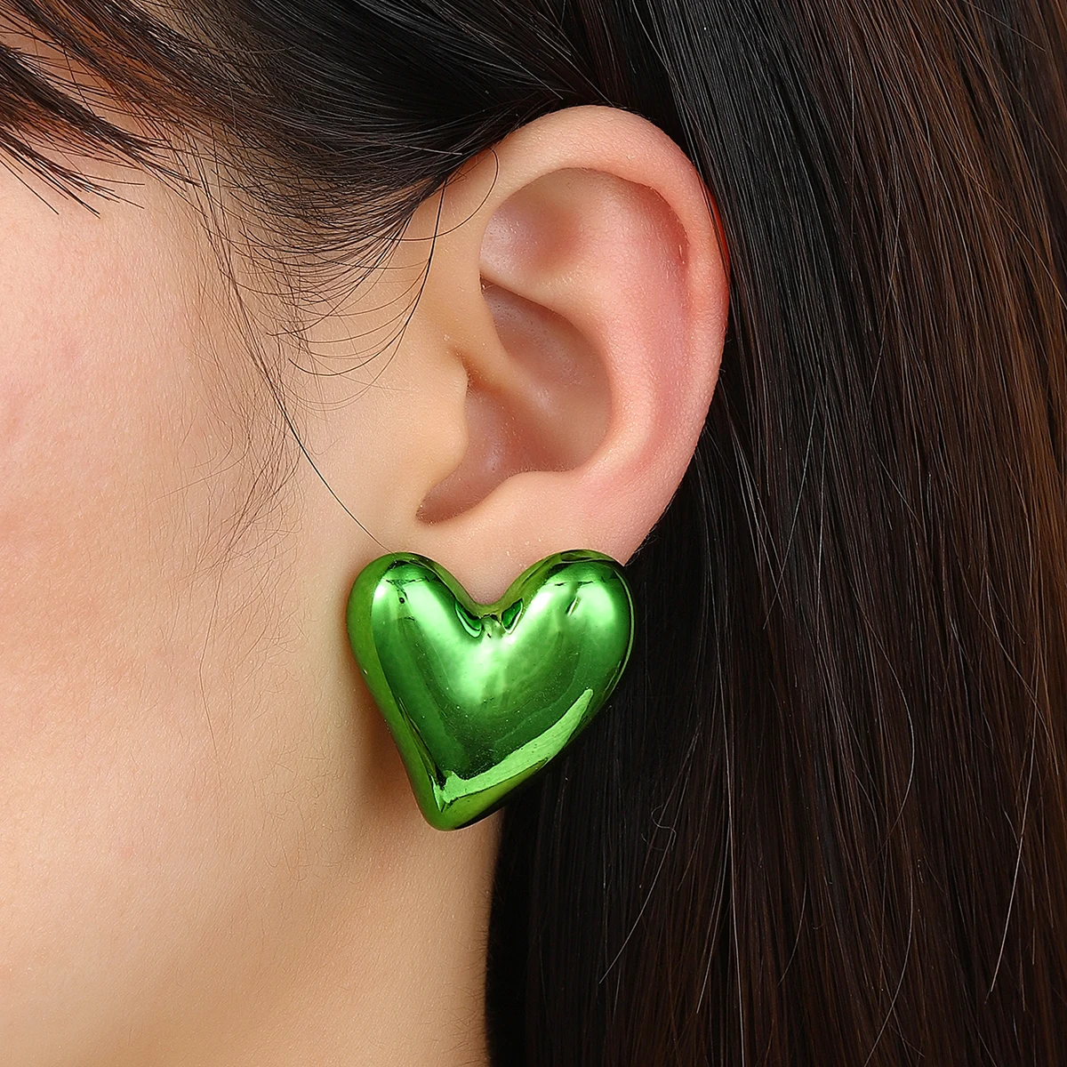 Геометрические гладкие и яркие цветные серьги для женщин, богемные серьги, трендовые панковские модные серьги с подвесками