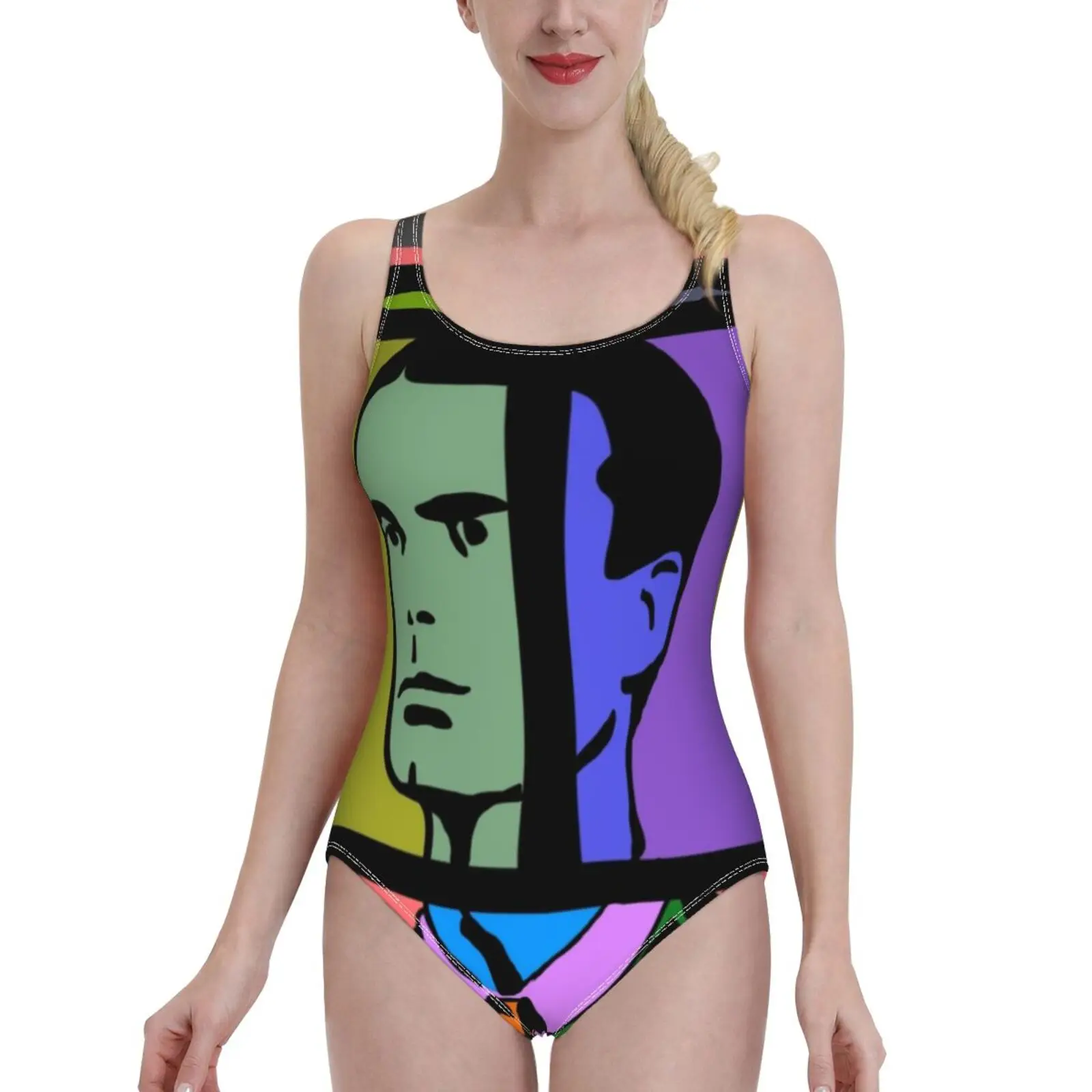 

Женский слитный купальник, разговорная одежда с головой-шоссе в нигде, пляжная одежда, купальный костюм