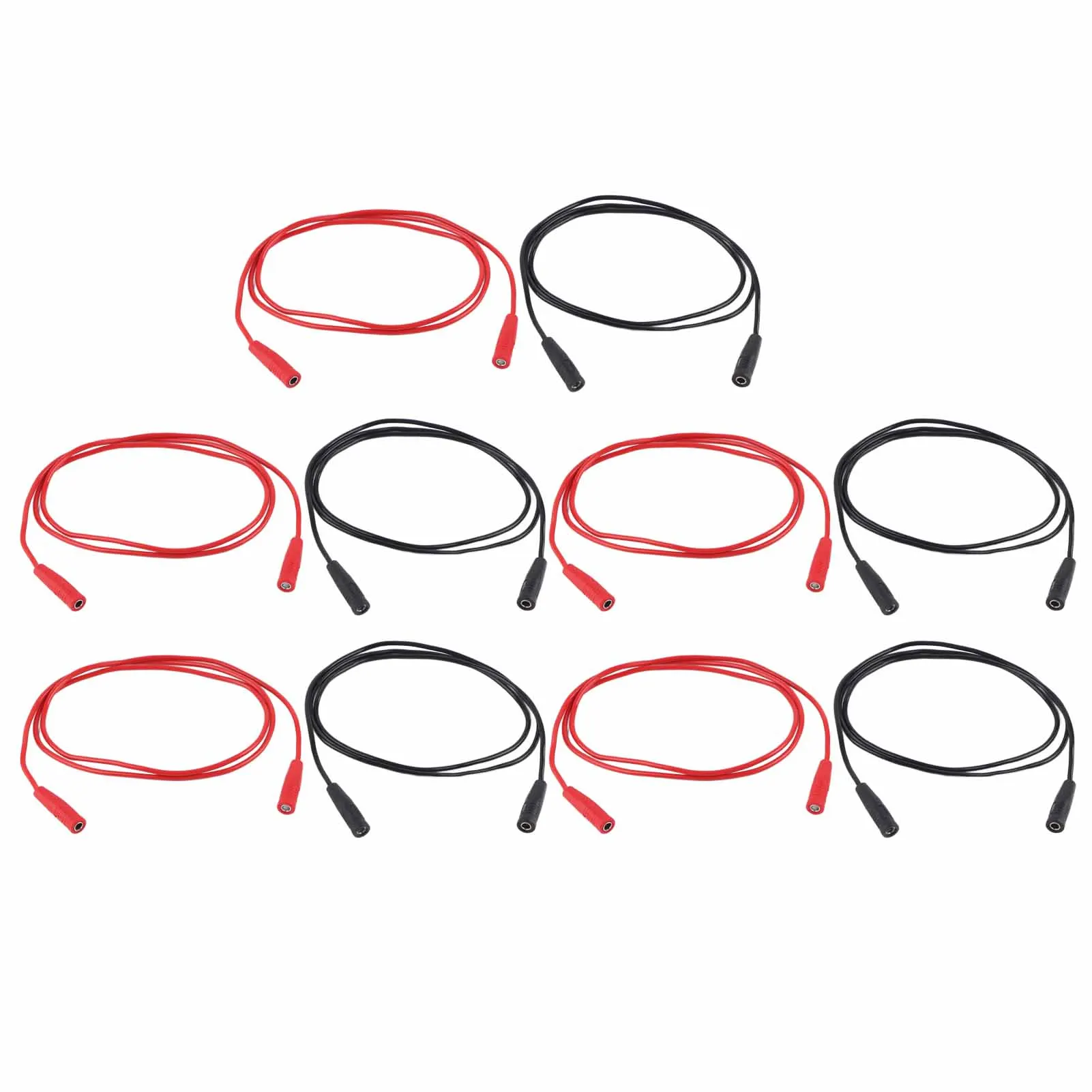 5 комплектов кабеля для тестирования банановых проводов от женщины к женщине 2 мм