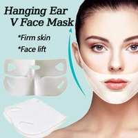 4d v face lifting firming mask health beauty hydrating lifting firming anti wrinkle chin sticking hanging ears face gel mask
