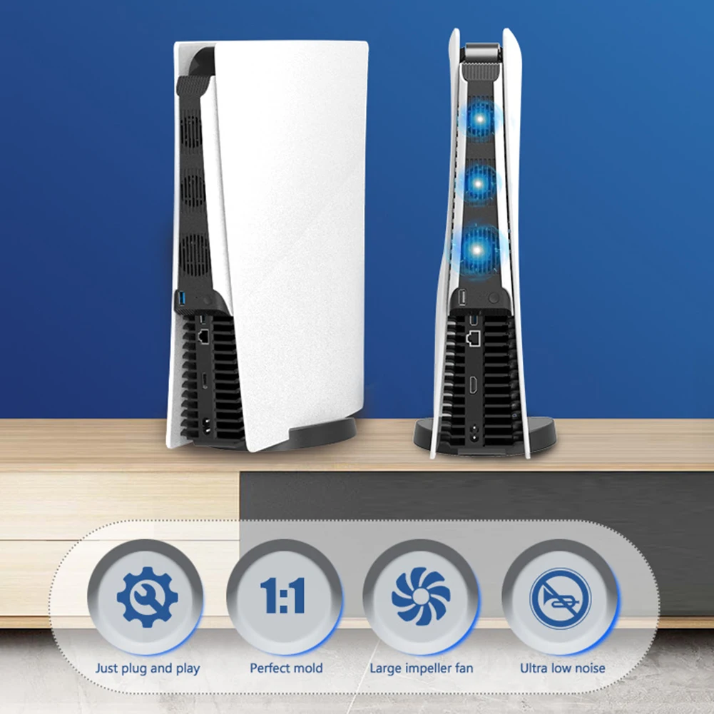 

Подставка для контроллера PS5, вертикальный охлаждающий кронштейн для джойстика