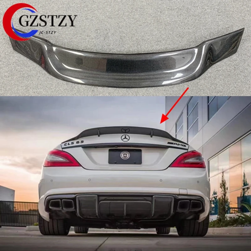 Для Mercedes CLS Class W218 спойлер из углеродного волокна стиль 2011 2012 2013 2014 2015 2016