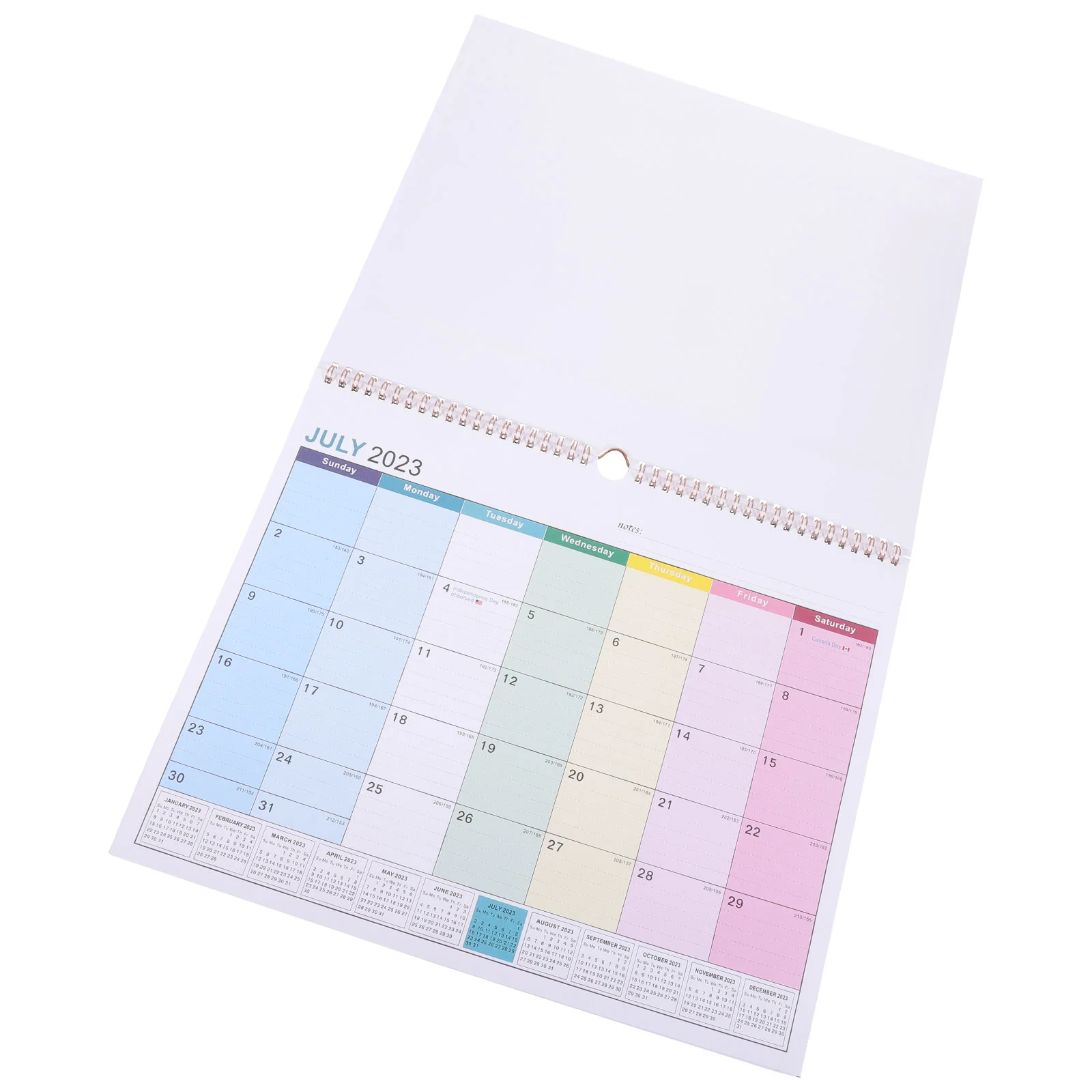 

Календарь на английском языке 2023-2024, настенный календарь всего 18 месяцев, подвесной календарь