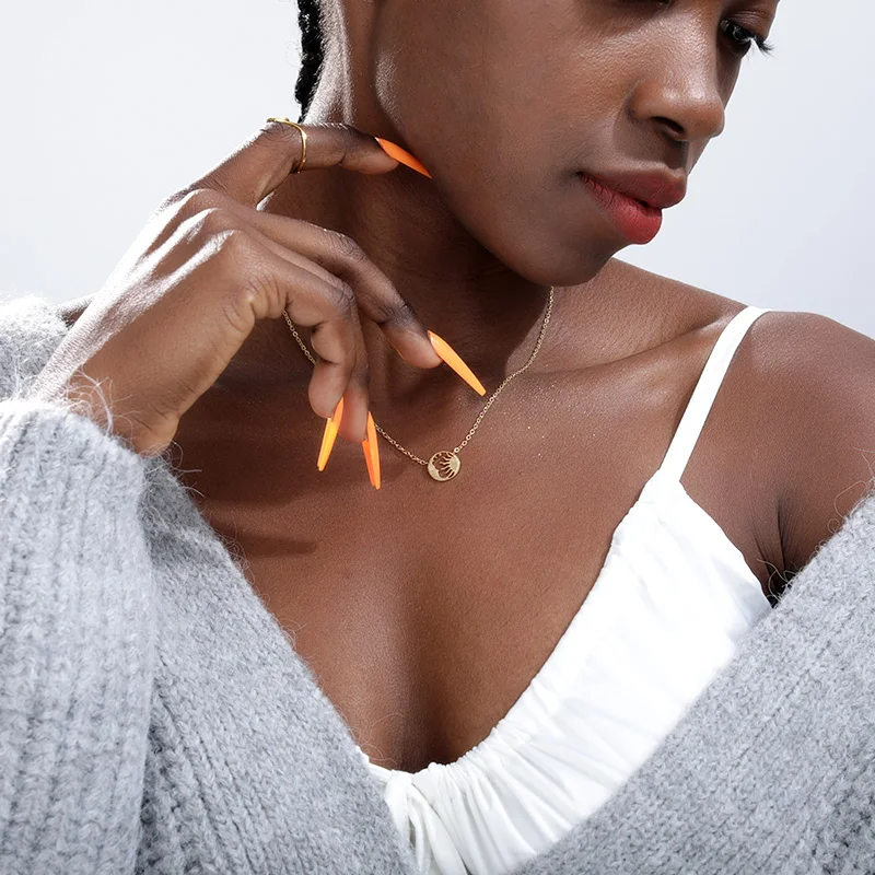 10 шт. женские винтажные ожерелья-цепочки из нержавеющей стали | Украшения и