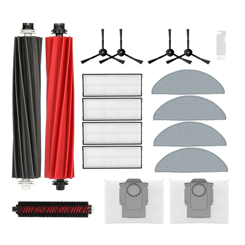 

Набор аксессуаров, как показано, пластиковые запасные части для робота-пылесоса Roborock S8/S8 +/S8 Pro/G20