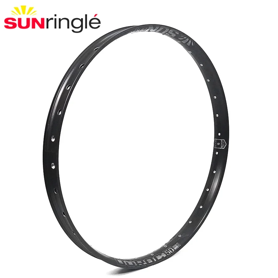 Фото Велосипедные обода Sunringle DUROC 30, 35, 37, 40, 42, 50 дюймов, MTB обода 27.5/29 дюймов, бескамерные, паяные, 28/32H, широкие алюминиевые обода №4