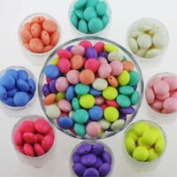 16mm ice cream color acrylic flat beads diy childrens beaded jewelry clothing accessories10pcs