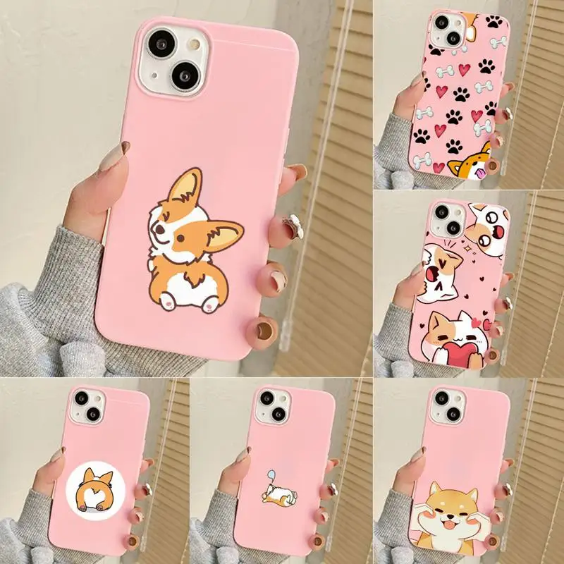 

The Dog Corgi Phone Case For Iphone 7 8 Plus X Xr Xs 11 12 13 Se2020 Mini Mobile Iphones 14 Pro Max Case