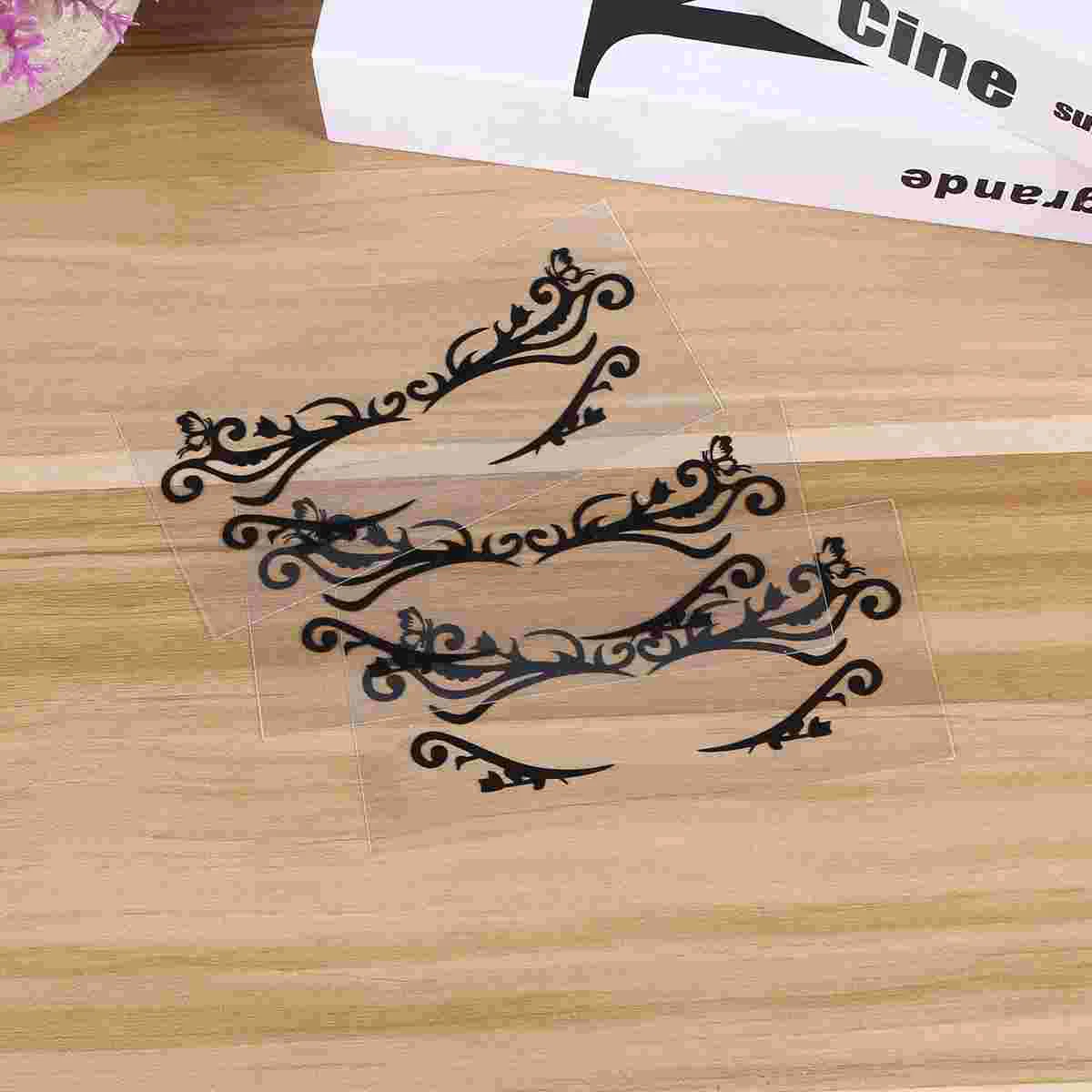 

Stickers Eye Temporary Makeup Face Eyeshadowfor Tatoo Lace Sticker Decals Eyelinertattoos Fairy Jewels Line Strip