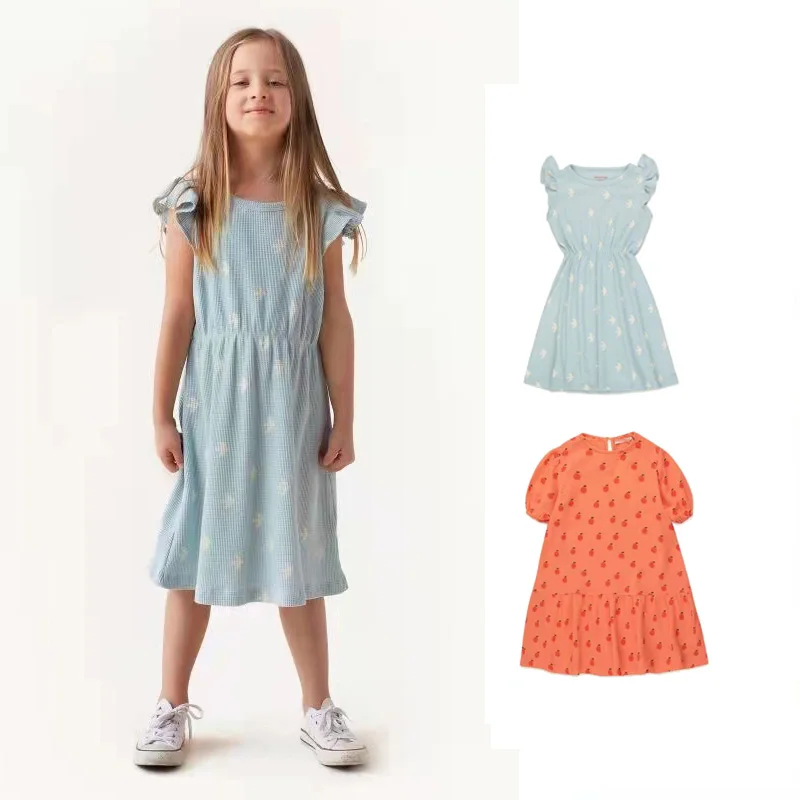 

Girls 2022 Summer Dresses Brand Clothes for Girls TC Toddler Short Sleeve Dresses Girls Dresses Girls Children Clothes