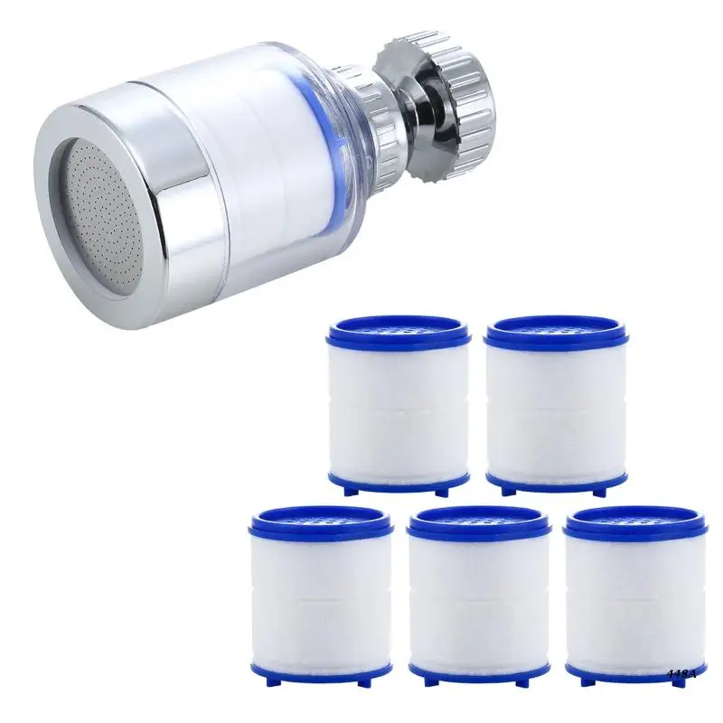 

Rotatable Tap Bubbler Faucet Mount Filters Water Purifier Anti-splash Extender for Kitchen Bathroom Sink Universal