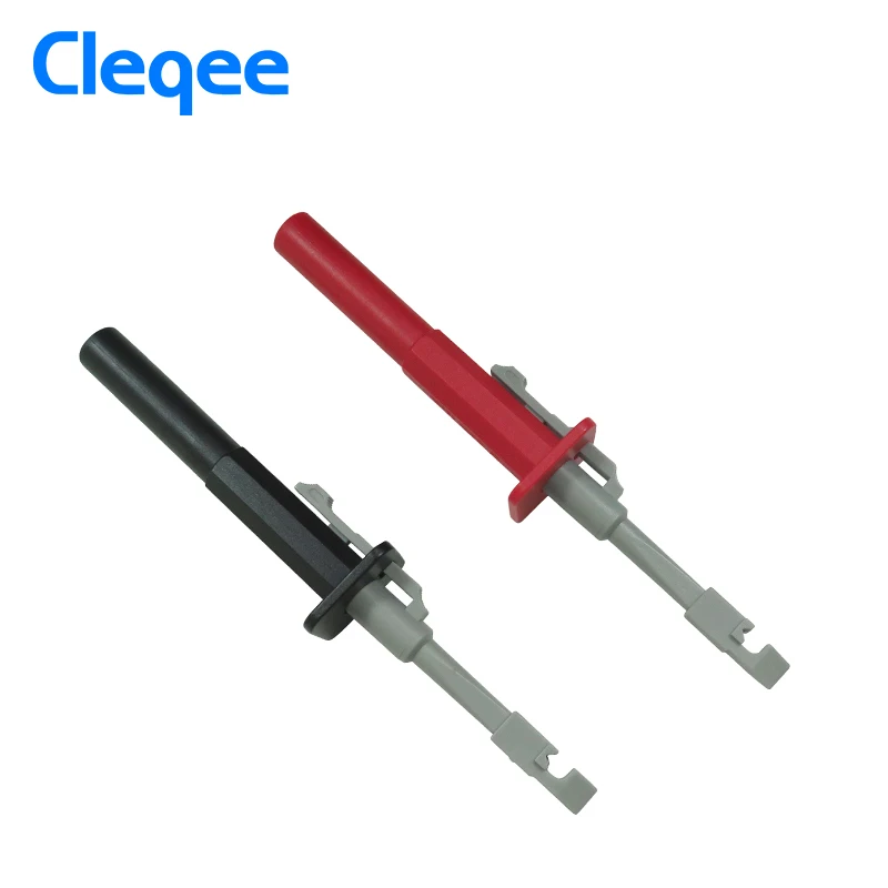

Cleqee P5006 2pcs/set Insulation Piercing Test Clip Set Alligator Probes For Car Circuit Detection Red / Black