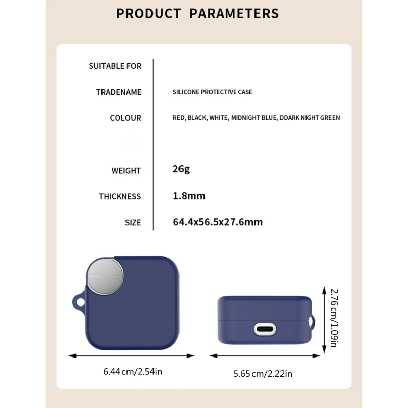 Силиконовый чехол для беспроводных наушников CMF Buds без царапин Прямая поставка