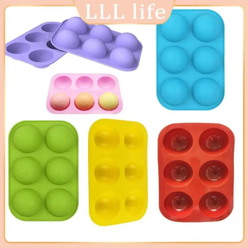 

Half Sphere Cake Mold 6 Cavity Cake Mold Soap Mold Silicone Donut Chocolate Mold Bakery Accessories Kitchen Utensils Baking Tool