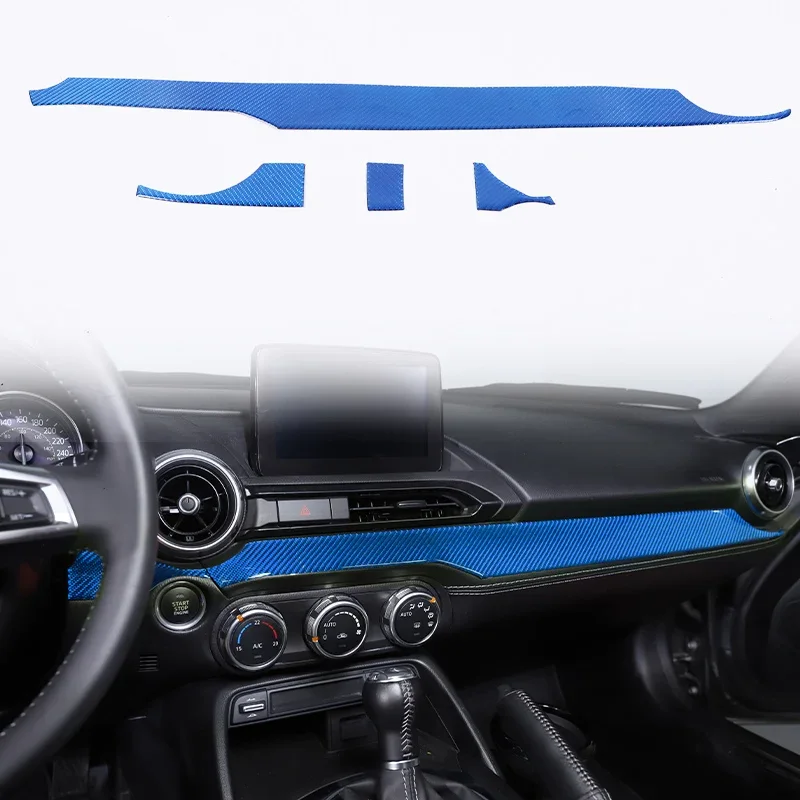 Для Mazda MX-5 ND 2016-2024 из углеродного волокна центральное управление приборной панели