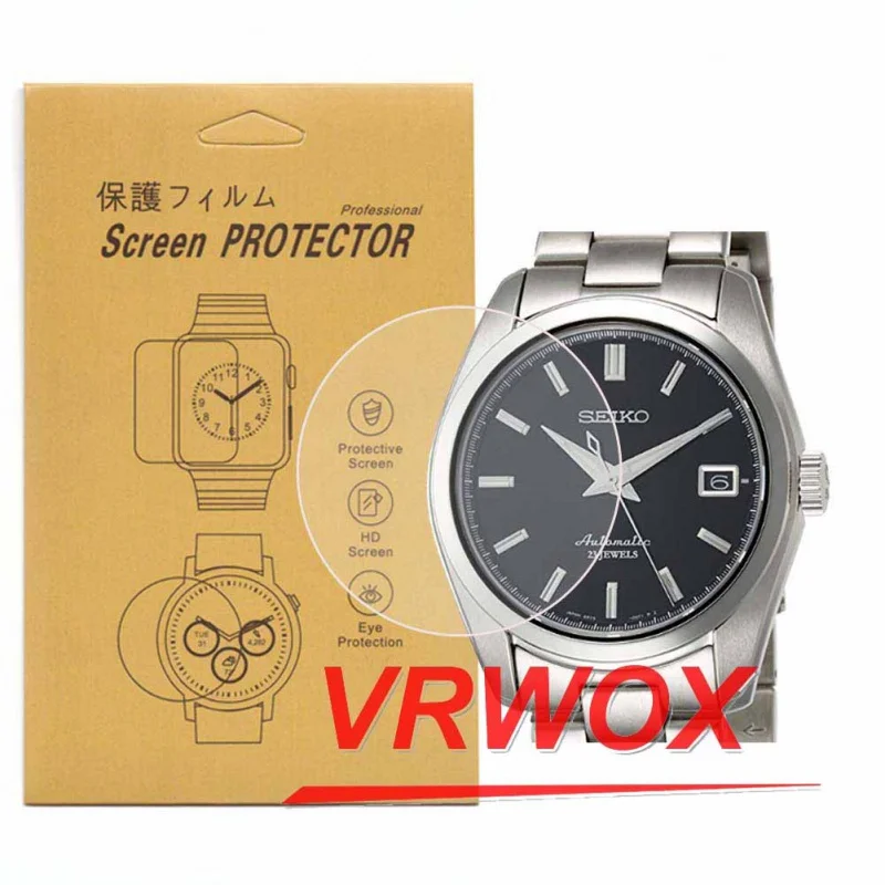 3 шт., Защита экрана для Seiko SAR033 SARB035 SARB017 SARY025 SARZ003 SARX013