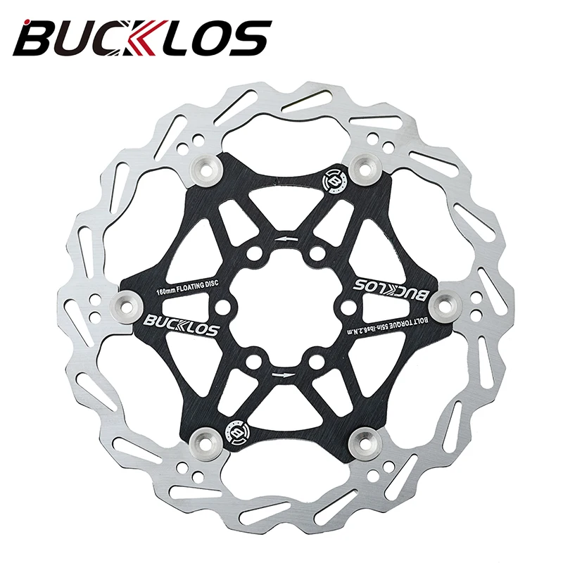 

BUCKLOS Bicycle Disc Brake Rotor 160mm MTB Floating Brake Disc 180mm 203mm Ultralight Durable Brake Disc Rotor Bike Accessories