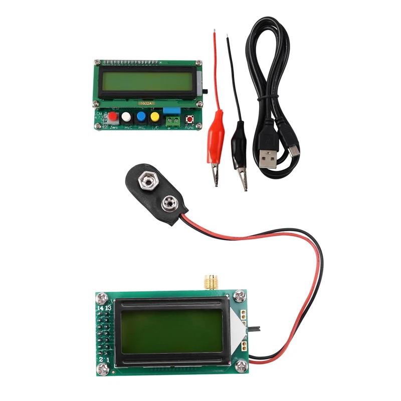 

1 Pcs Digital Lcd Inductance Capacitance L/C Meter Capacitor Tester & 1 Pcs Diy High Accuracy And Sensitivity Module