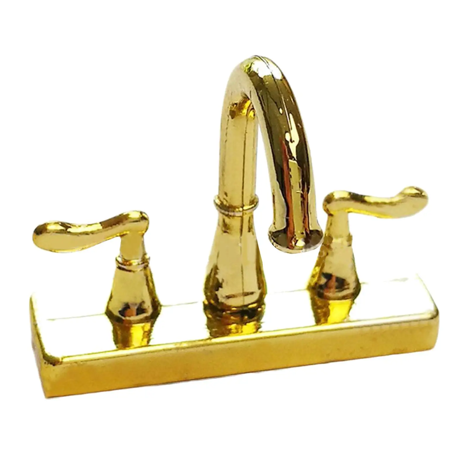 

Миниатюрный смеситель для кукольного домика и ванны, миниатюрная модель декора мебели