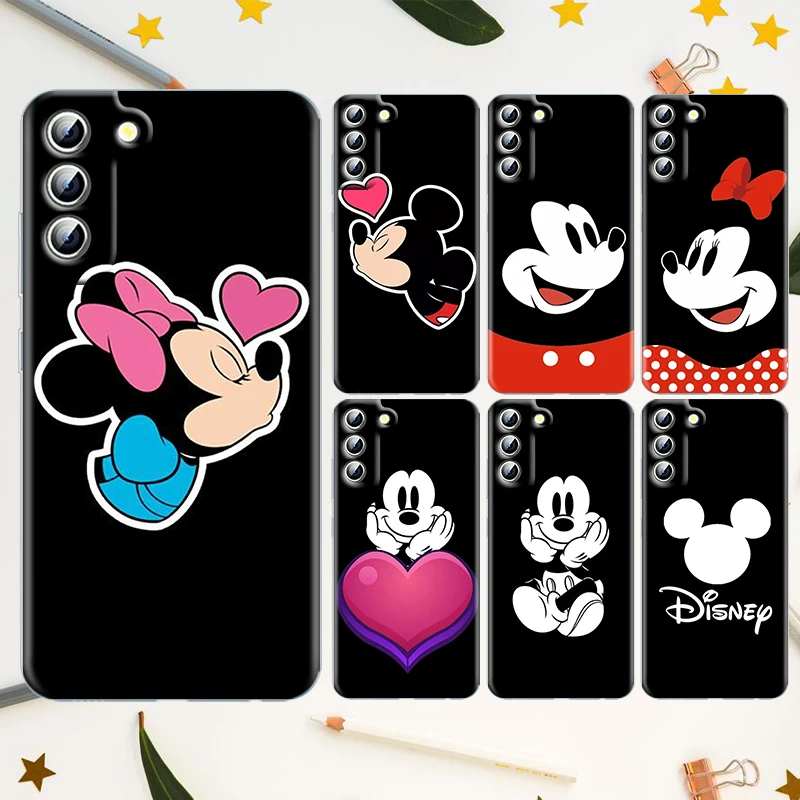 

Disney Mickey Minnie Avatar For Samsung Galaxy S22 S21 S20 FE Ultra Pro Lite S10 S10E S9 S8 Plus S7 Edge Transparent Phone Case