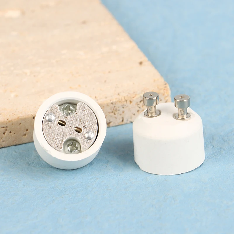 2 шт. GU10 к MR16 керамическая цоколь галогенная светодиодная лампа GU5.3 G5.3 G4 адаптер