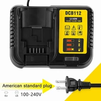 dcb206 dcb205 or dcb112 li ion battery charger for dewalt 10 8v 12v 14 4v 18v dcb101 dcb200 dcb140 dcb105 dcb200 2021 100 new