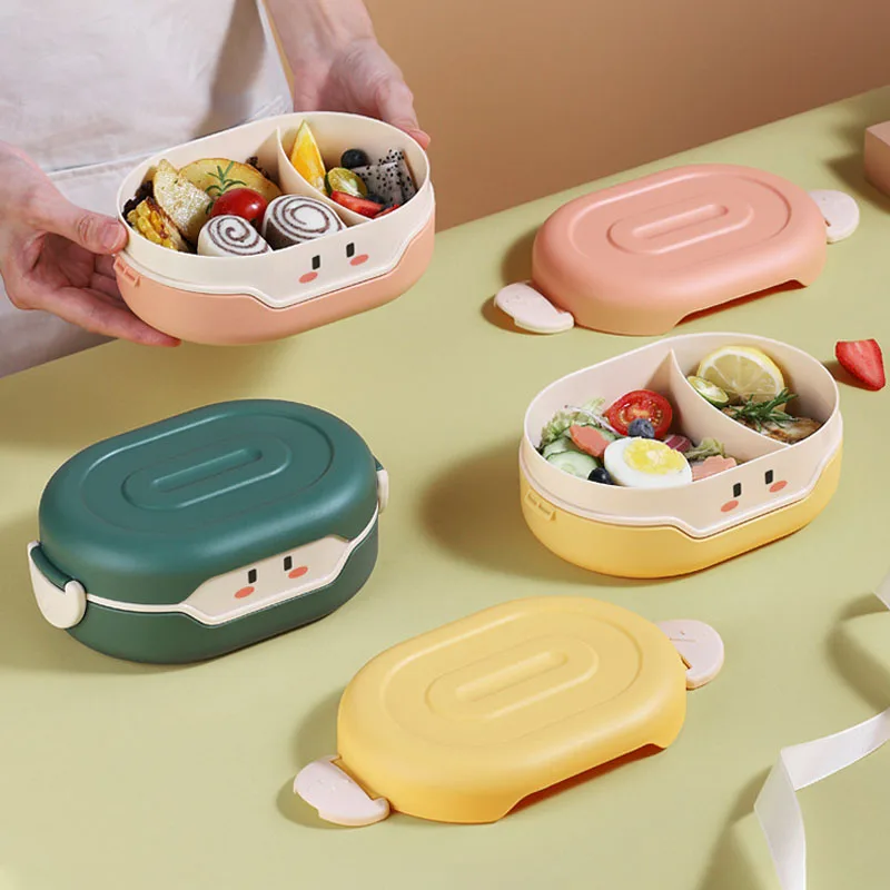 

Creative Cute Lunch Box Student Portable Fruit Lunch Box Food Storage Container Meals Storage Box Kitchen Accessories Tools