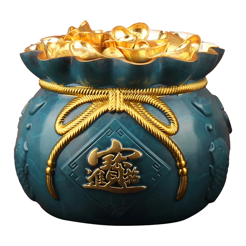 

Fu Lu Has More than Brass Rice Jar Cornucopia Decoration Fortune Craft Copper Products Living Room Furnishings Fortune Gathering