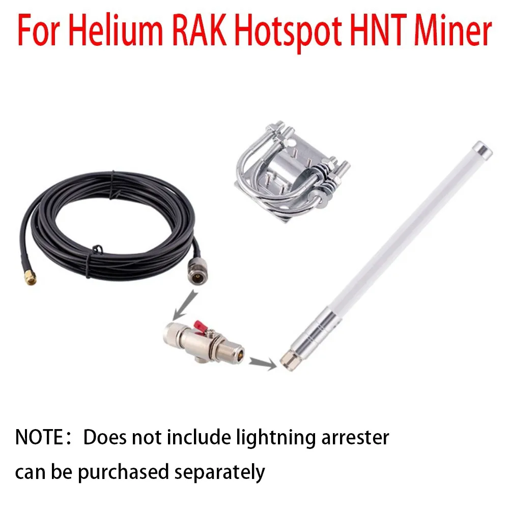 

0-5 (V) Antenna 6-7DBI 8dBi Long-Range LoRa Gateway 915MHz Length 32cm