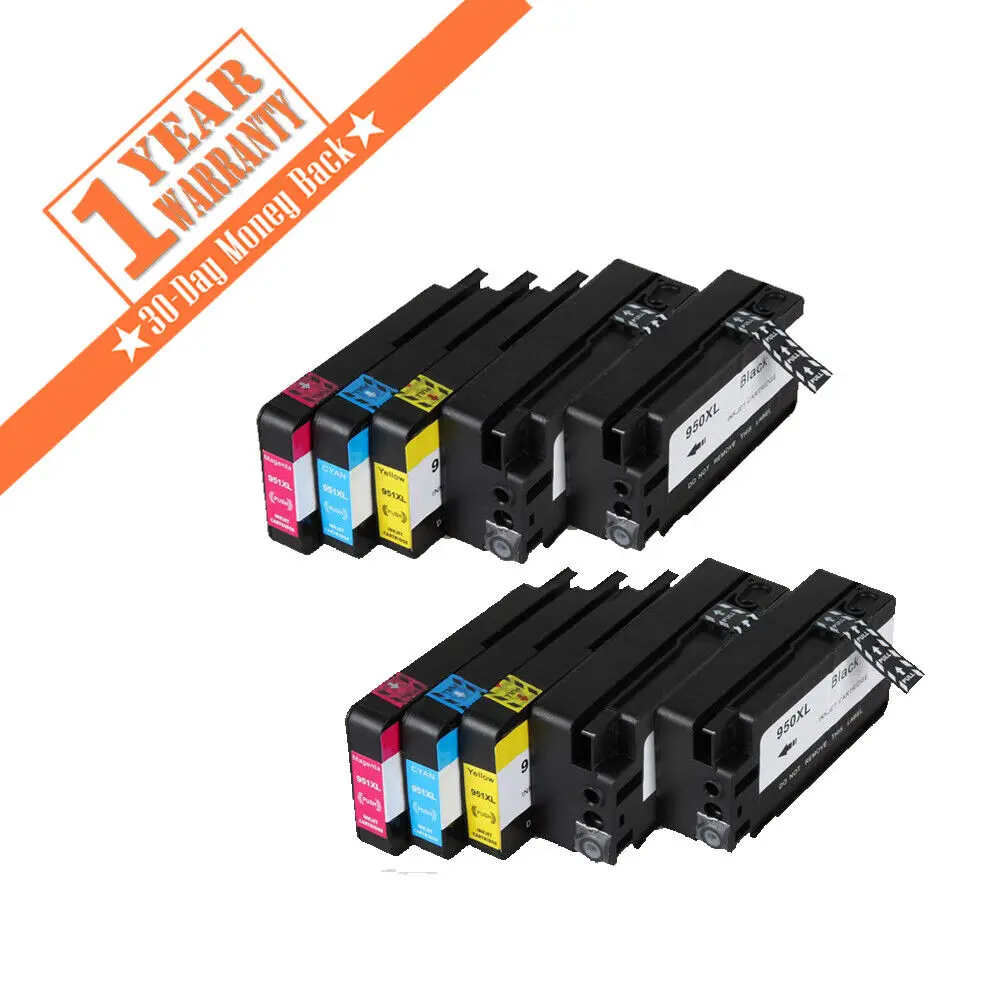 Чернильный картридж 10-PK 950xl 951xl для принтера HP OfficeJet Pro 8100 8600 8610 Plus