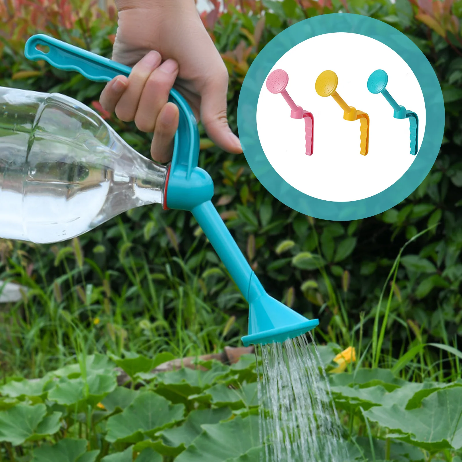 

Садовые растения Полив ручной двойного назначения спрей для воды бутылка вода может сверху водонагреватели душ саженец инструмент для оро...