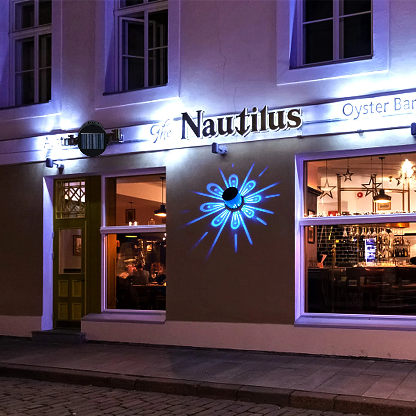 Вуличні ліхтарі на сонячних батареях Зовнішні настінні світильники 360 градусів