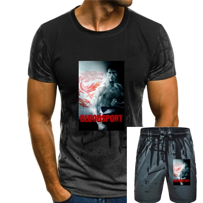 

Blood Movie Poster Jean-Claude Van Damme Ver. 2 T-Shirt Size S M L XL 2XL 3XL