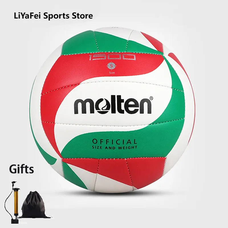 Molten Size 4/5 Standard Volleyball Soft Touch Match Training Outdoor Indoor Volleyballs Youth Adults Women Beach Balls V5M1500
