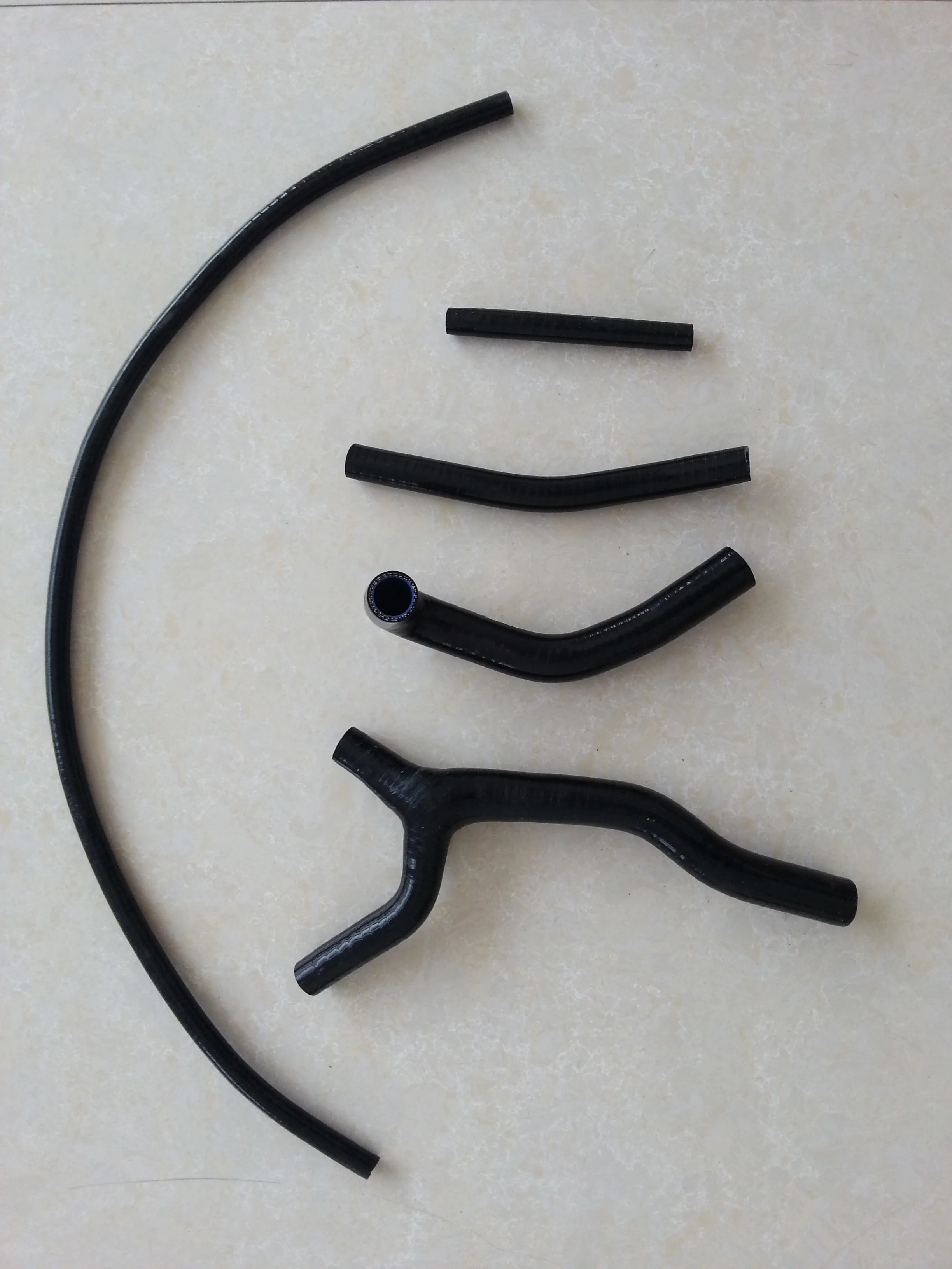 Черный силиконовый шланг радиатора для Suzuki RM125 1992 1995 1993 1994